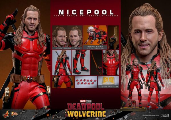 Deadpool & Wolverine Movie Masterpiece Akció Figura 1/6 Nicepool 30 cm Deadpool & Wolverine Movie Masterpiece Akció Figura 1/6 Nicepool 30 cm