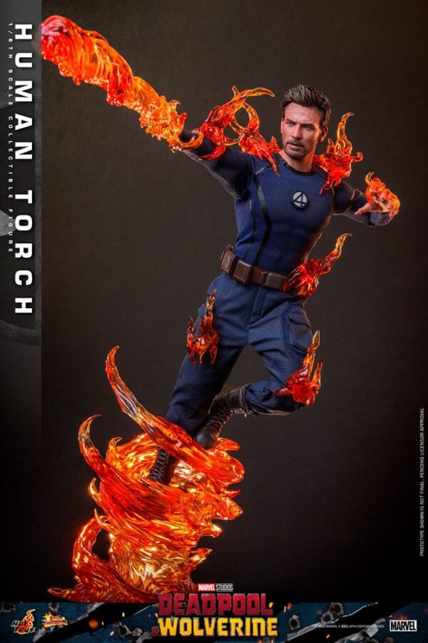 Deadpool & Wolverine Movie Masterpiece Akció Figura 1/6 Human Torch 31 cm Deadpool & Wolverine Movie Masterpiece Akció Figura 1/6 Human Torch 31 cm