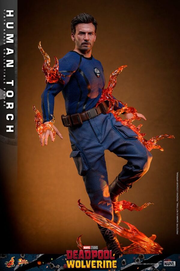 Deadpool & Wolverine Movie Masterpiece Akció Figura 1/6 Human Torch 31 cm Deadpool & Wolverine Movie Masterpiece Akció Figura 1/6 Human Torch 31 cm