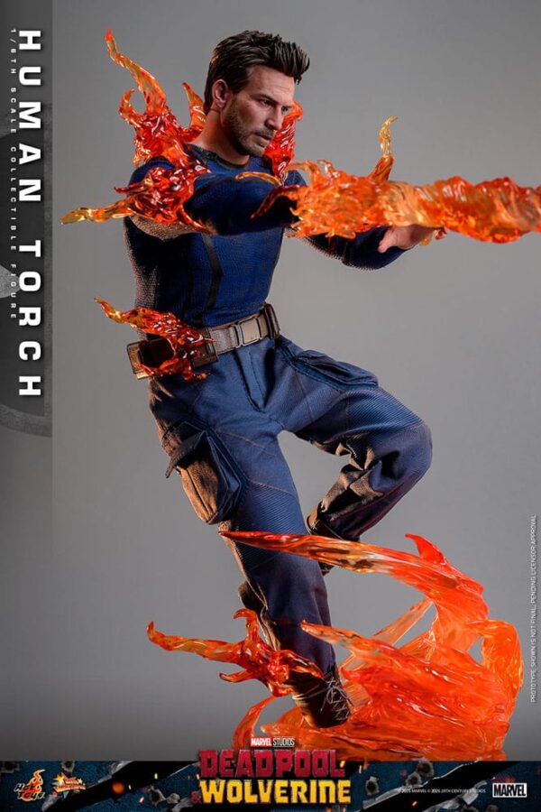 Deadpool & Wolverine Movie Masterpiece Akció Figura 1/6 Human Torch 31 cm Deadpool & Wolverine Movie Masterpiece Akció Figura 1/6 Human Torch 31 cm