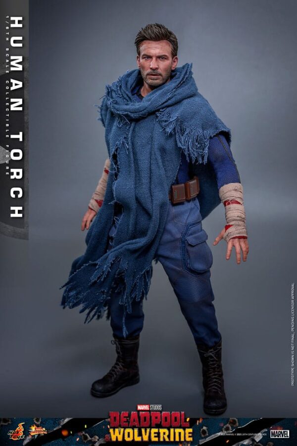 Deadpool & Wolverine Movie Masterpiece Akció Figura 1/6 Human Torch 31 cm Deadpool & Wolverine Movie Masterpiece Akció Figura 1/6 Human Torch 31 cm