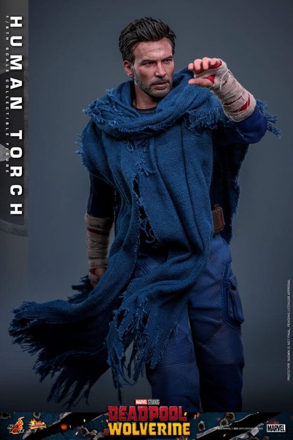 Deadpool & Wolverine Movie Masterpiece Akció Figura 1/6 Human Torch 31 cm Deadpool & Wolverine Movie Masterpiece Akció Figura 1/6 Human Torch 31 cm