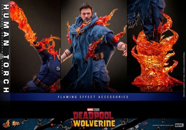 Deadpool & Wolverine Movie Masterpiece Akció Figura 1/6 Human Torch 31 cm Deadpool & Wolverine Movie Masterpiece Akció Figura 1/6 Human Torch 31 cm