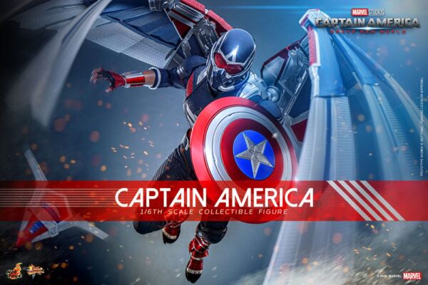 Captain America: Brave New World Movie Masterpiece Akció Figura 1/6 Captain America 30 cm