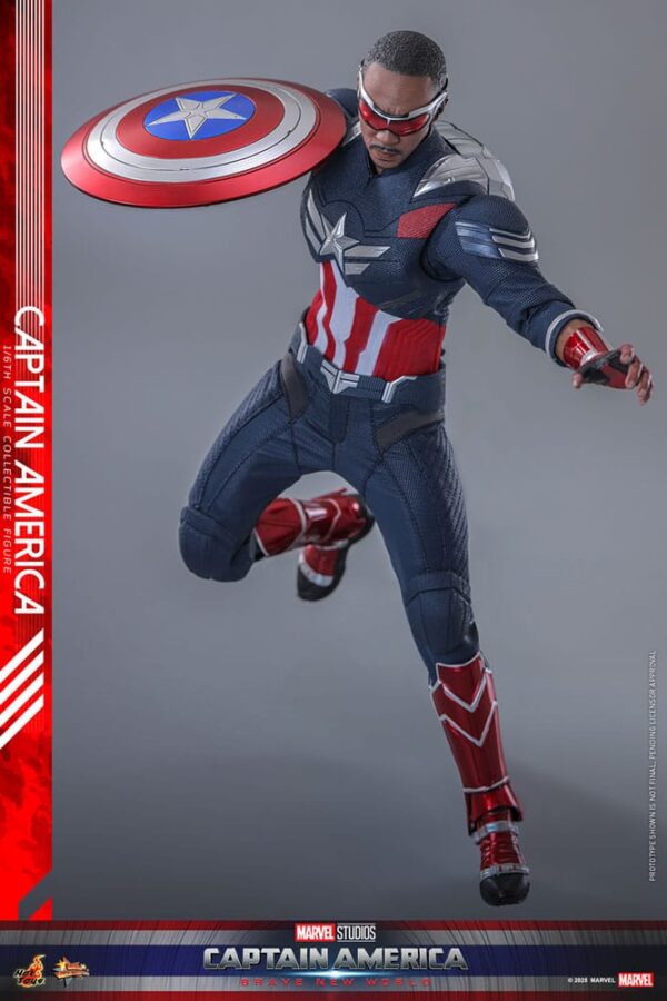 Captain America: Brave New World Movie Masterpiece Akció Figura 1/6 Captain America 30 cm