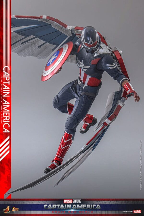 Captain America: Brave New World Movie Masterpiece Akció Figura 1/6 Captain America 30 cm