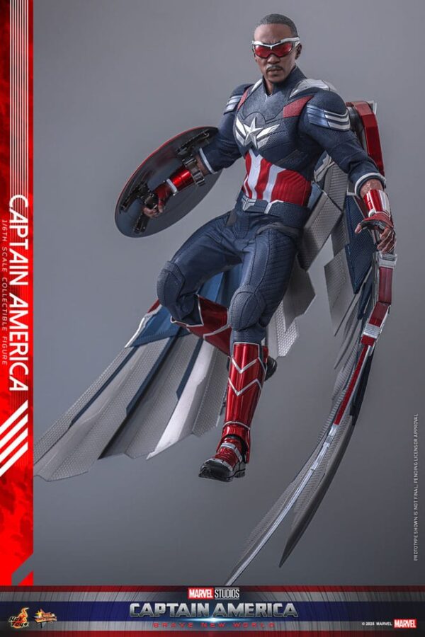 Captain America: Brave New World Movie Masterpiece Akció Figura 1/6 Captain America 30 cm