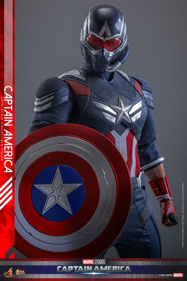 Captain America: Brave New World Movie Masterpiece Akció Figura 1/6 Captain America 30 cm