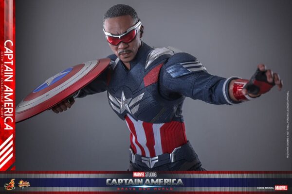 Captain America: Brave New World Movie Masterpiece Akció Figura 1/6 Captain America 30 cm