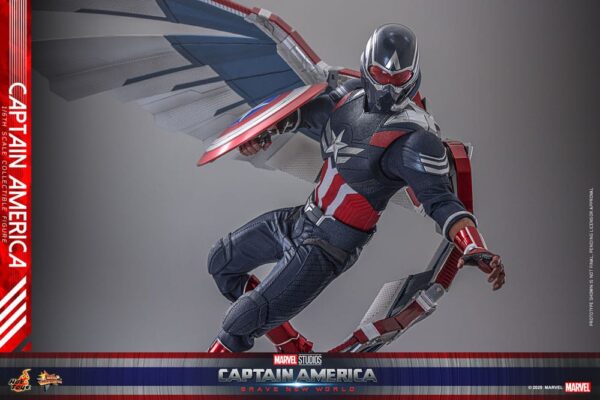 Captain America: Brave New World Movie Masterpiece Akció Figura 1/6 Captain America 30 cm