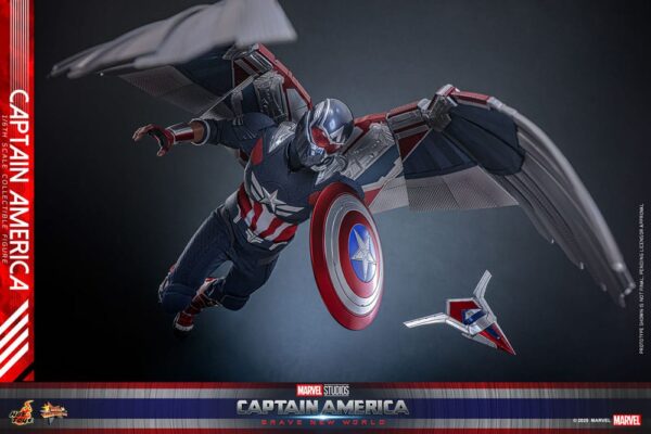 Captain America: Brave New World Movie Masterpiece Akció Figura 1/6 Captain America 30 cm