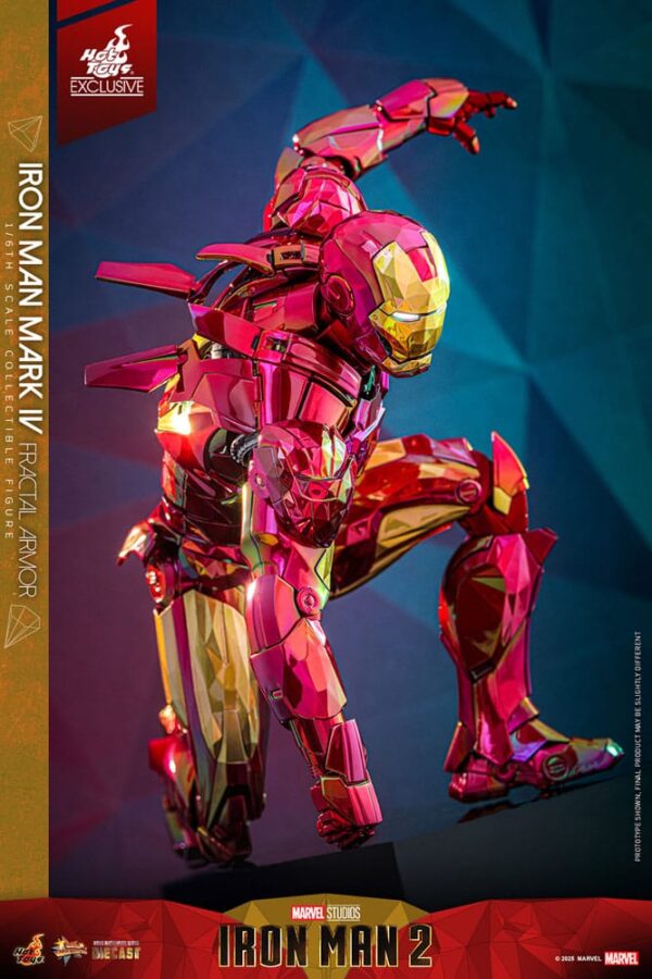 Iron Man Movie Masterpiece Diecast Akció Figura 1/6 Iron Man Mark VI (Fractal Armor) Hot Toys Exclusive 33 cm Iron Man Movie Masterpiece Diecast Akció Figura 1/6 Iron Man Mark VI (Fractal Armor) Hot Toys Exclusive 33 cm