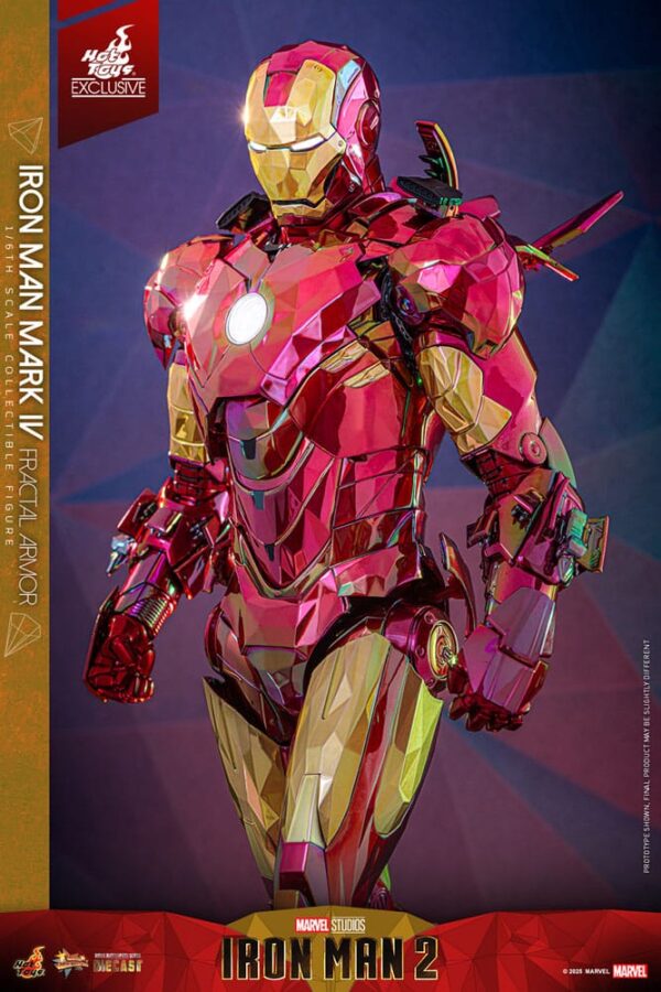 Iron Man Movie Masterpiece Diecast Akció Figura 1/6 Iron Man Mark VI (Fractal Armor) Hot Toys Exclusive 33 cm Iron Man Movie Masterpiece Diecast Akció Figura 1/6 Iron Man Mark VI (Fractal Armor) Hot Toys Exclusive 33 cm