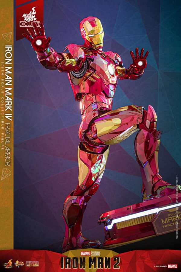 Iron Man Movie Masterpiece Diecast Akció Figura 1/6 Iron Man Mark VI (Fractal Armor) Hot Toys Exclusive 33 cm Iron Man Movie Masterpiece Diecast Akció Figura 1/6 Iron Man Mark VI (Fractal Armor) Hot Toys Exclusive 33 cm