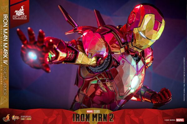 Iron Man Movie Masterpiece Diecast Akció Figura 1/6 Iron Man Mark VI (Fractal Armor) Hot Toys Exclusive 33 cm Iron Man Movie Masterpiece Diecast Akció Figura 1/6 Iron Man Mark VI (Fractal Armor) Hot Toys Exclusive 33 cm