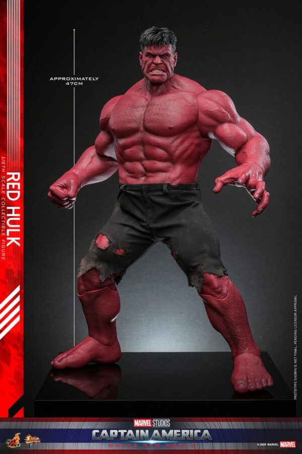 Captain America: Brave New World Movie Masterpiece Akció Figura 1/6 Red Hulk 47 cm Captain America: Brave New World Movie Masterpiece Akció Figura 1/6 Red Hulk 47 cm