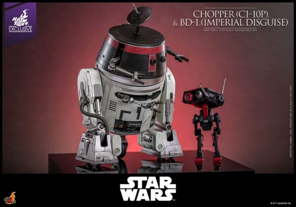 Star Wars Akció Figura Set 1/6 Chopper (C1-10P™) & BD-1™ (Imperial Disguise) 18 cm & 8 cm Star Wars Akció Figura Set 1/6 Chopper (C1-10P™) & BD-1™ (Imperial Disguise) 18 cm & 8 cm
