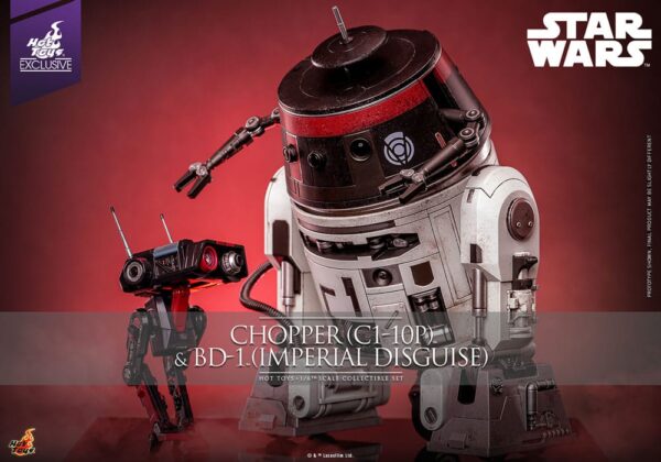 Star Wars Akció Figura Set 1/6 Chopper (C1-10P™) & BD-1™ (Imperial Disguise) 18 cm & 8 cm Star Wars Akció Figura Set 1/6 Chopper (C1-10P™) & BD-1™ (Imperial Disguise) 18 cm & 8 cm