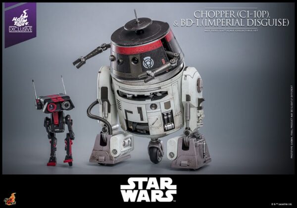 Star Wars Akció Figura Set 1/6 Chopper (C1-10P™) & BD-1™ (Imperial Disguise) 18 cm & 8 cm Star Wars Akció Figura Set 1/6 Chopper (C1-10P™) & BD-1™ (Imperial Disguise) 18 cm & 8 cm