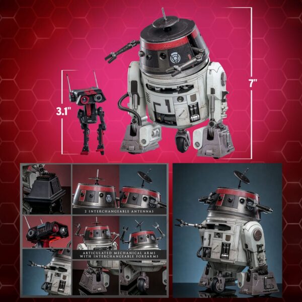 Star Wars Akció Figura Set 1/6 Chopper (C1-10P™) & BD-1™ (Imperial Disguise) 18 cm & 8 cm Star Wars Akció Figura Set 1/6 Chopper (C1-10P™) & BD-1™ (Imperial Disguise) 18 cm & 8 cm
