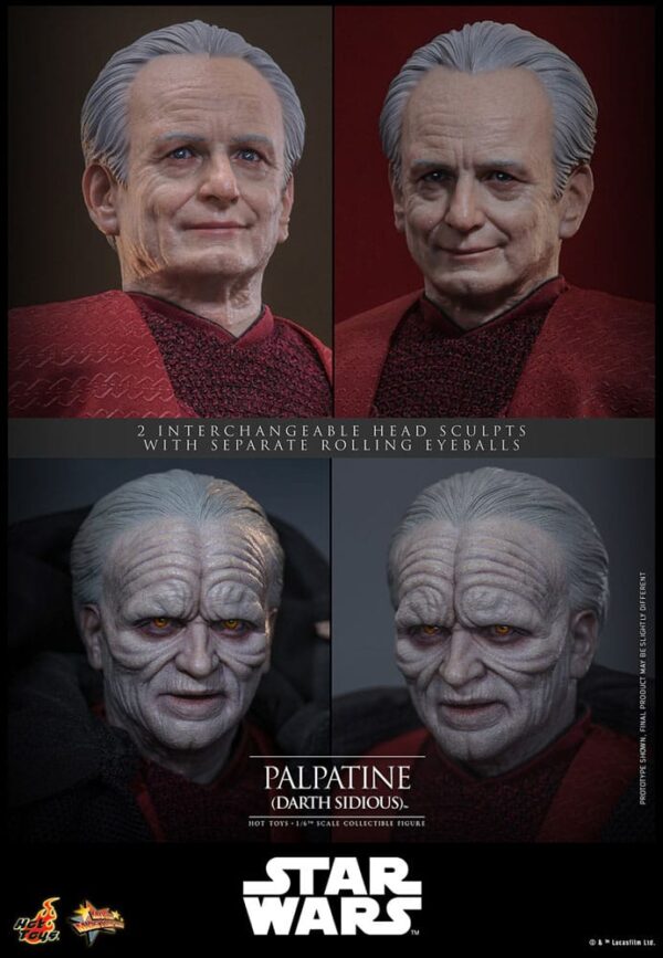 Star Wars: Episode III - Revenge of the Sith Akció Figura 1/6 Palpatine (Darth Sidious) 29 cm Star Wars: Episode III - Revenge of the Sith Akció Figura 1/6 Palpatine (Darth Sidious) 29 cm