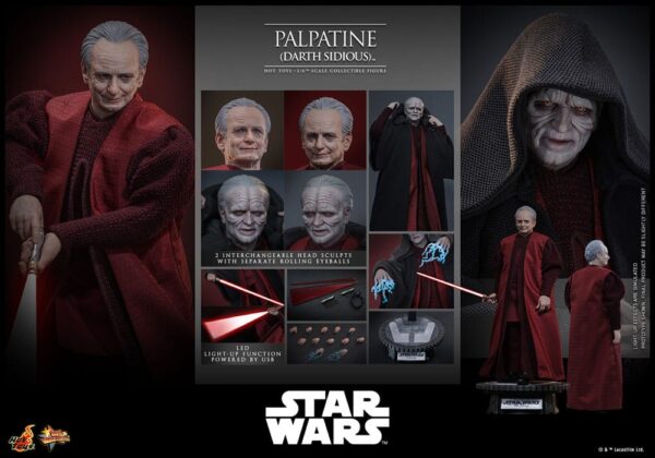 Star Wars: Episode III - Revenge of the Sith Akció Figura 1/6 Palpatine (Darth Sidious) 29 cm Star Wars: Episode III - Revenge of the Sith Akció Figura 1/6 Palpatine (Darth Sidious) 29 cm