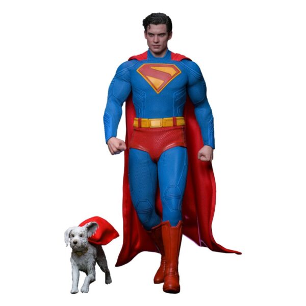 Superman (2025) Movie Masterpiece Akció Figura 1/6 Superman & Krypto 33 cm