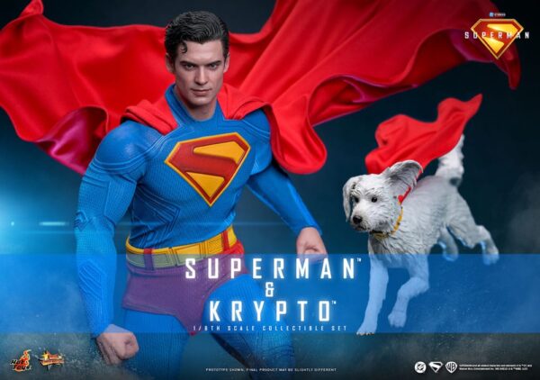 Superman (2025) Movie Masterpiece Akció Figura 1/6 Superman & Krypto 33 cm