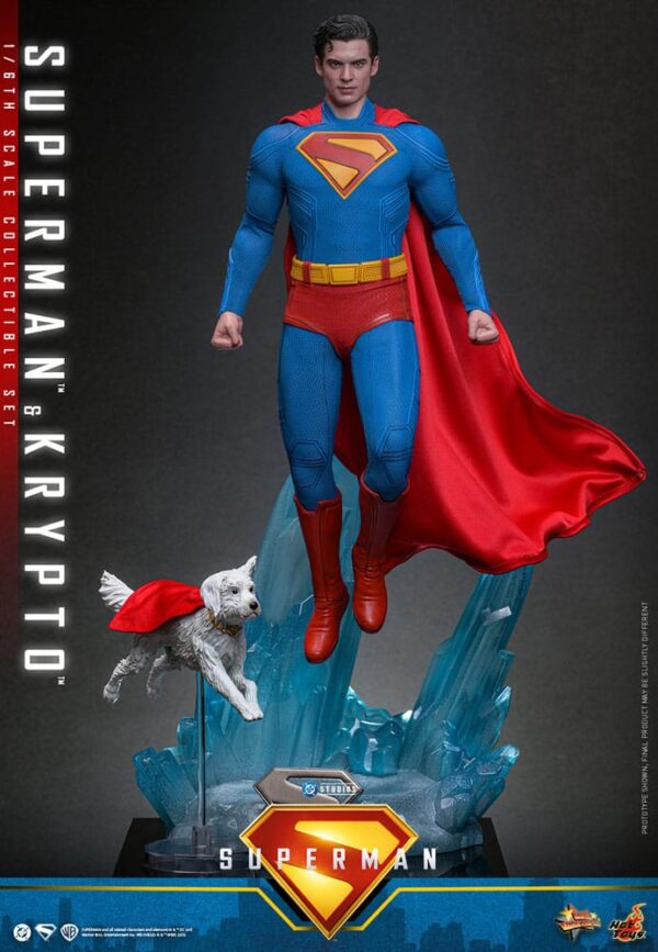 Superman (2025) Movie Masterpiece Akció Figura 1/6 Superman & Krypto 33 cm