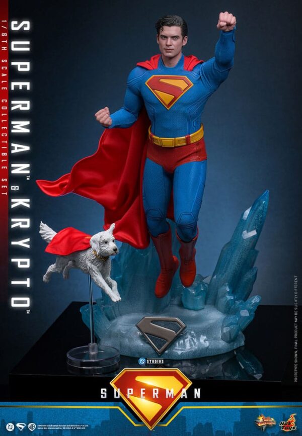 Superman (2025) Movie Masterpiece Akció Figura 1/6 Superman & Krypto 33 cm
