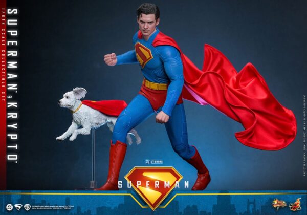 Superman (2025) Movie Masterpiece Akció Figura 1/6 Superman & Krypto 33 cm
