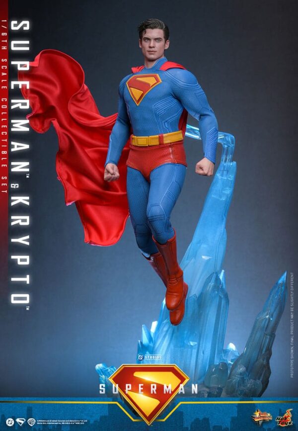 Superman (2025) Movie Masterpiece Akció Figura 1/6 Superman & Krypto 33 cm