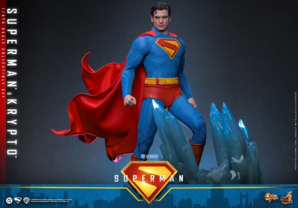 Superman (2025) Movie Masterpiece Akció Figura 1/6 Superman & Krypto 33 cm