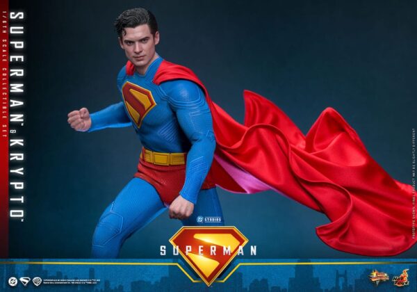 Superman (2025) Movie Masterpiece Akció Figura 1/6 Superman & Krypto 33 cm