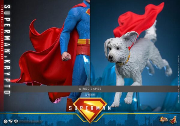 Superman (2025) Movie Masterpiece Akció Figura 1/6 Superman & Krypto 33 cm