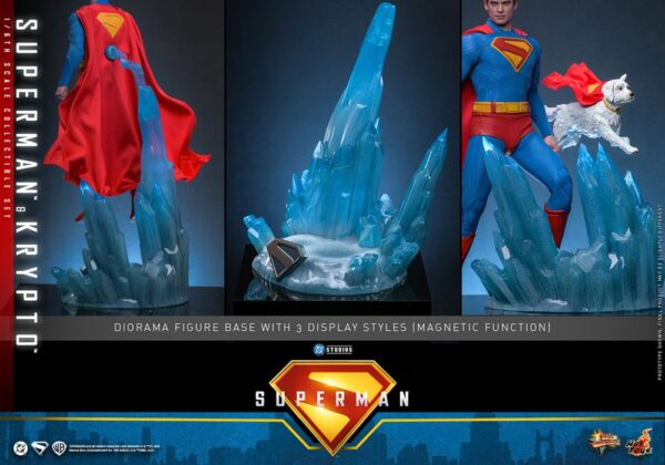 Superman (2025) Movie Masterpiece Akció Figura 1/6 Superman & Krypto 33 cm