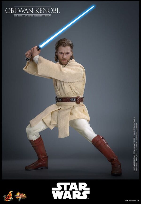 Star Wars: Episode II - Attack of the Clones Akció Figura 1/6 Obi-Wan Kenobi 31 cm Star Wars: Episode II - Attack of the Clones Akció Figura 1/6 Obi-Wan Kenobi 31 cm