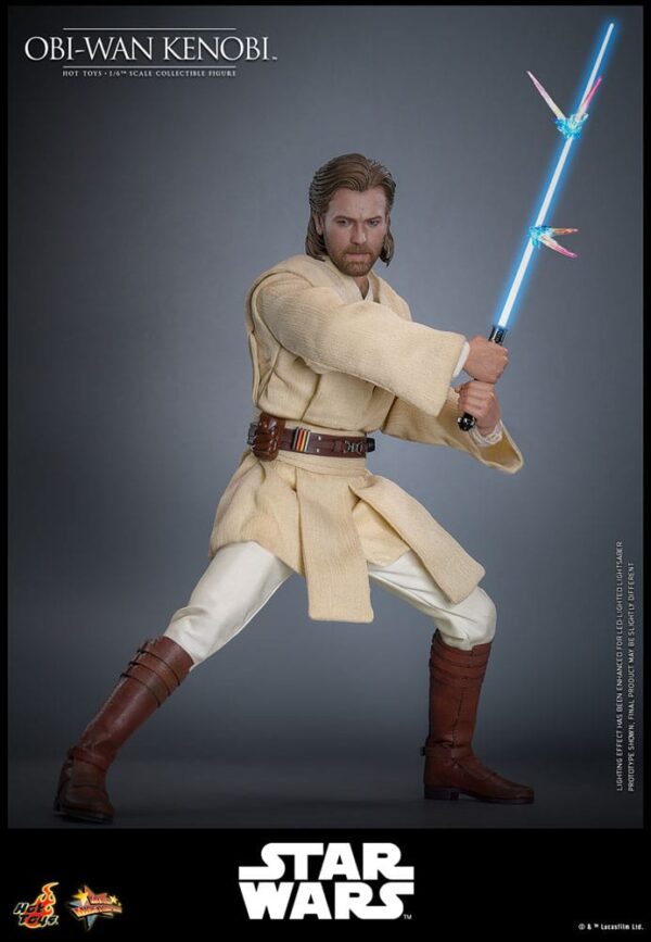 Star Wars: Episode II - Attack of the Clones Akció Figura 1/6 Obi-Wan Kenobi 31 cm Star Wars: Episode II - Attack of the Clones Akció Figura 1/6 Obi-Wan Kenobi 31 cm