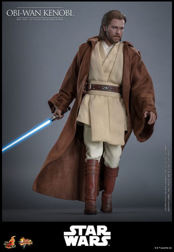 Star Wars: Episode II - Attack of the Clones Akció Figura 1/6 Obi-Wan Kenobi 31 cm Star Wars: Episode II - Attack of the Clones Akció Figura 1/6 Obi-Wan Kenobi 31 cm