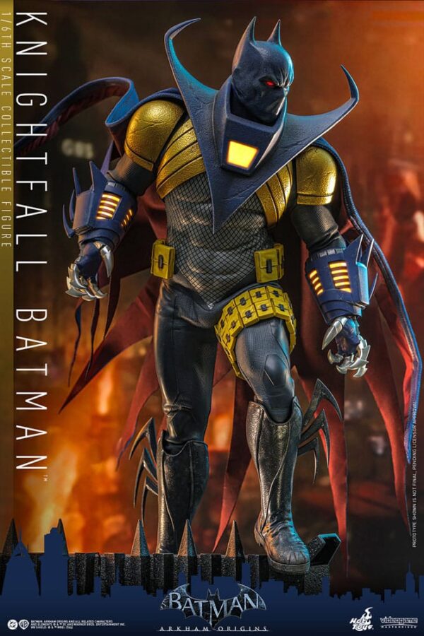 Batman: Arkham Origins Videogame Masterpiece Akció Figura 1/6 Knightfall Batman 32 cm