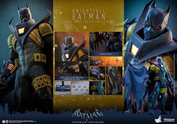 Batman: Arkham Origins Videogame Masterpiece Akció Figura 1/6 Knightfall Batman 32 cm