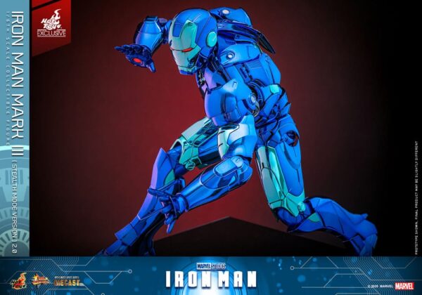 Iron Man Movie Masterpiece Diecast Akció Figura 1/6 Iron Man Mark III (Stealth Mode Ver.) 2.0 Hot Toys Exclusive 33 cm Iron Man Movie Masterpiece Diecast Akció Figura 1/6 Iron Man Mark III (Stealth Mode Ver.) 2.0 Hot Toys Exclusive 33 cm
