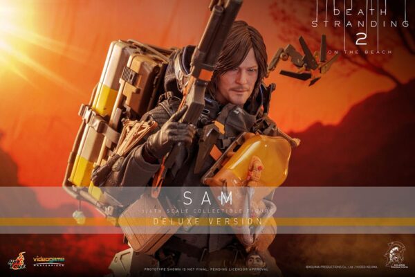 Death Stranding 2: On the Beach Videogame Masterpiece Akció Figura 1/6 Sam (Deluxe Version) 31 cm