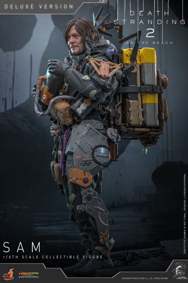 Death Stranding 2: On the Beach Videogame Masterpiece Akció Figura 1/6 Sam (Deluxe Version) 31 cm