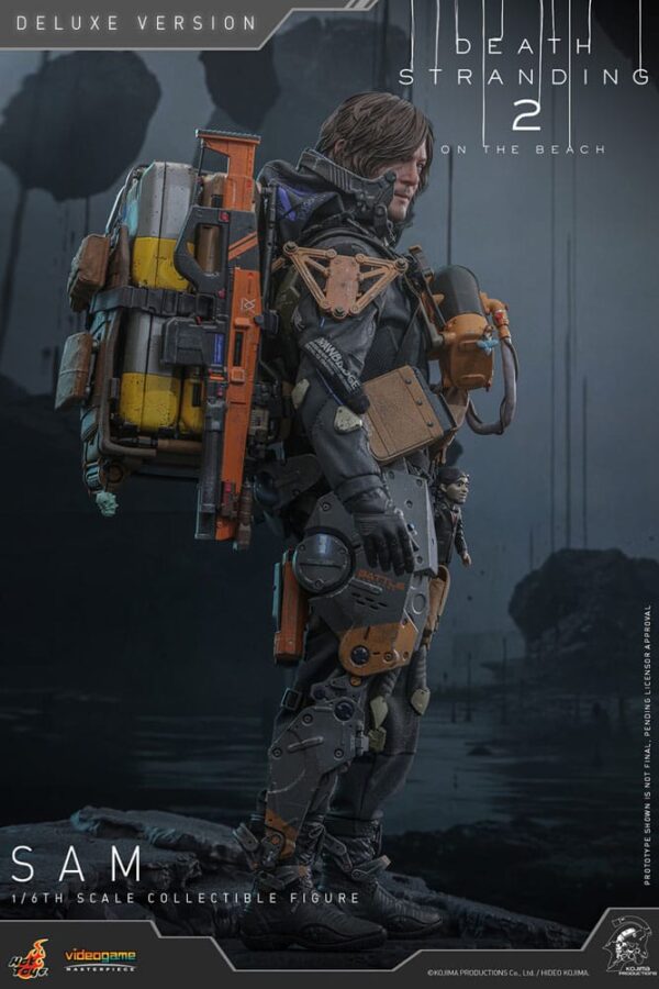 Death Stranding 2: On the Beach Videogame Masterpiece Akció Figura 1/6 Sam (Deluxe Version) 31 cm