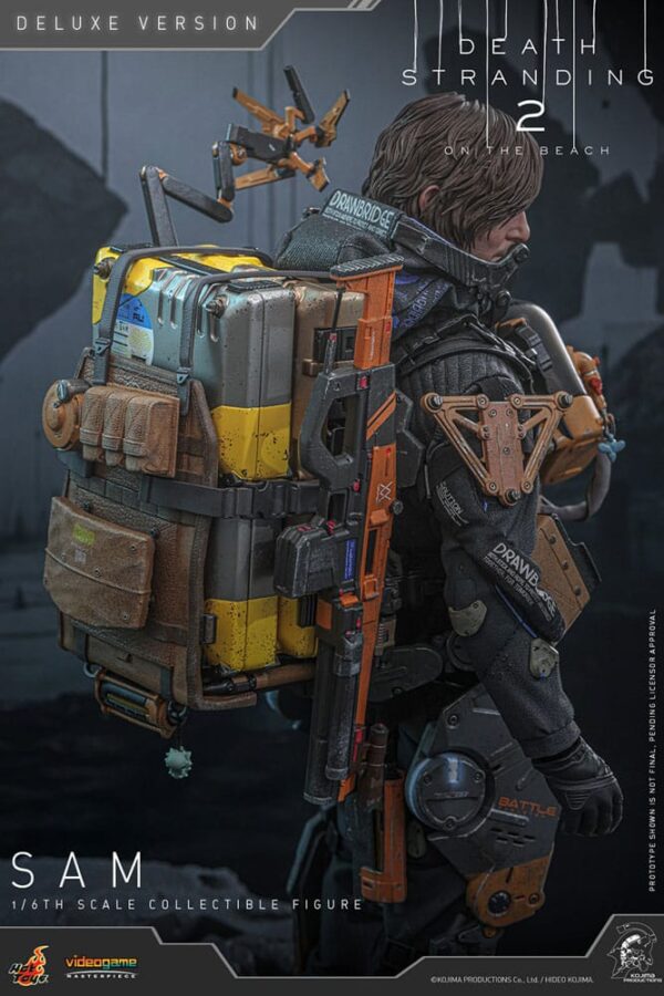 Death Stranding 2: On the Beach Videogame Masterpiece Akció Figura 1/6 Sam (Deluxe Version) 31 cm