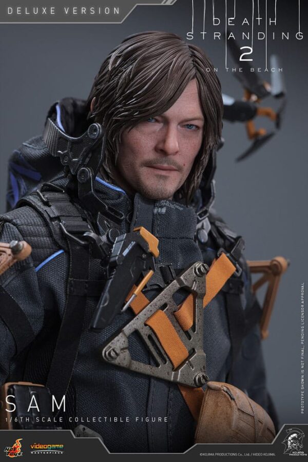 Death Stranding 2: On the Beach Videogame Masterpiece Akció Figura 1/6 Sam (Deluxe Version) 31 cm