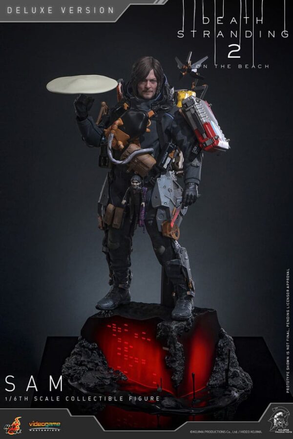 Death Stranding 2: On the Beach Videogame Masterpiece Akció Figura 1/6 Sam (Deluxe Version) 31 cm