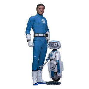 The Fantastic Four: First Steps Movie Masterpiece Akció Figura 2-Pack 1/6 Mister Fantastic & H.E.R.B.I.E. 30 cm