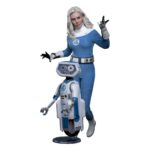 The Fantastic Four: First Steps Movie Masterpiece Akció Figura 2-Pack 1/6 Invisible Woman & H.E.R.B.I.E. 28 cm